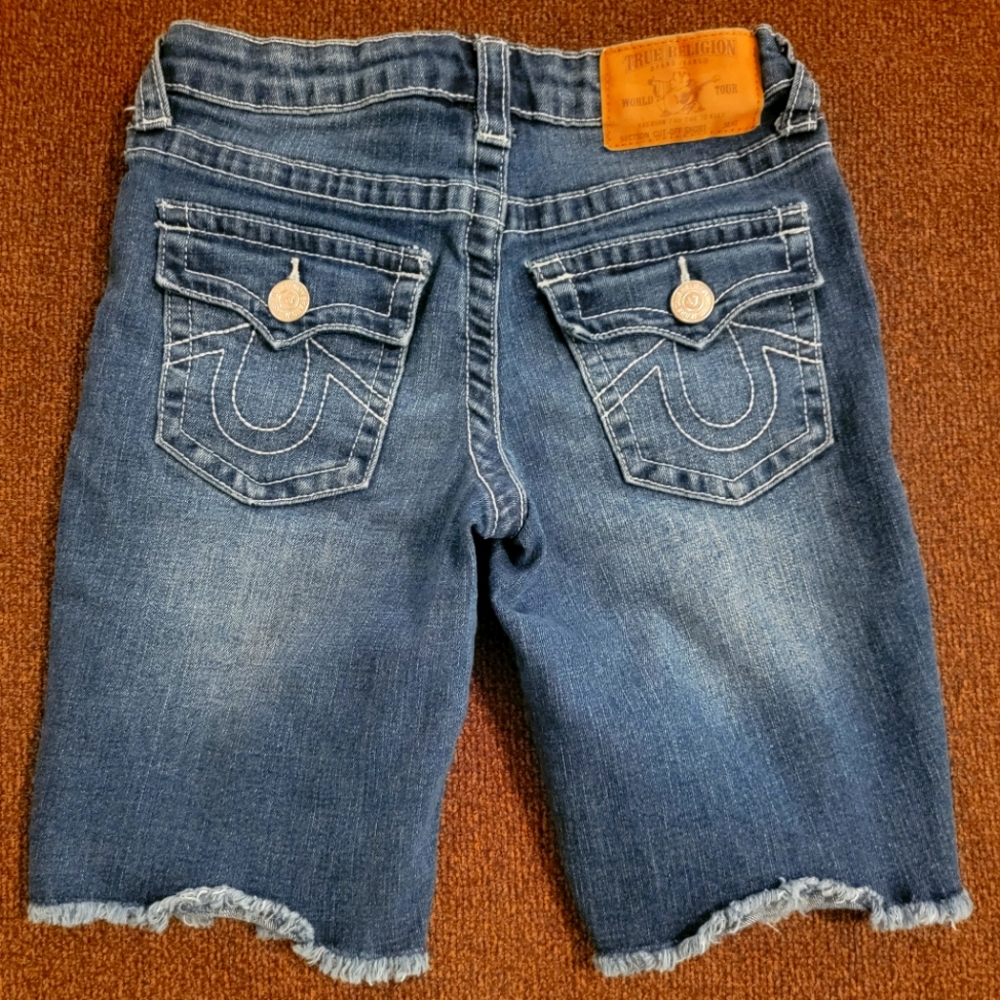 Girl's True Religion Denim Shorts - Size 8